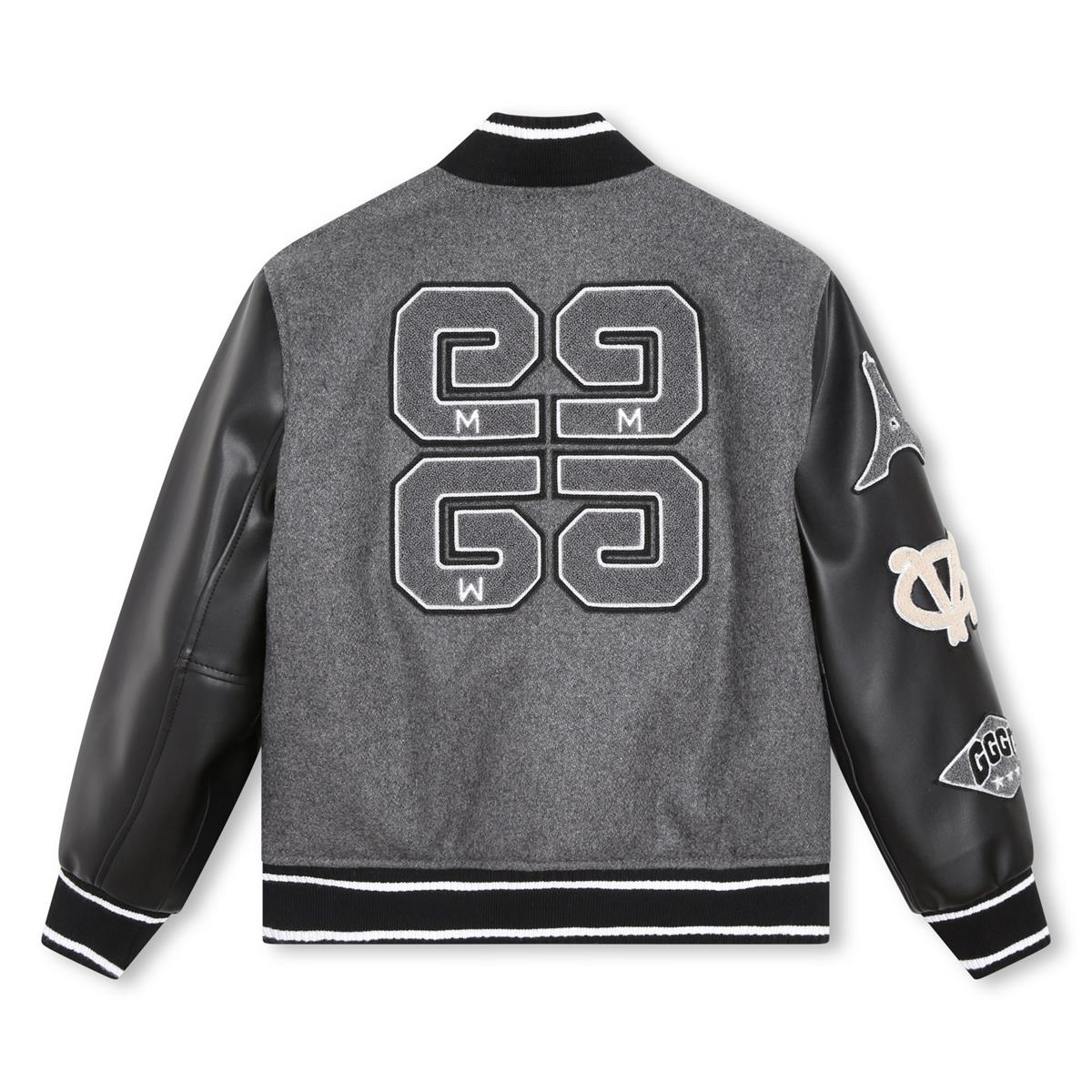 男童灰色羊毛夹克