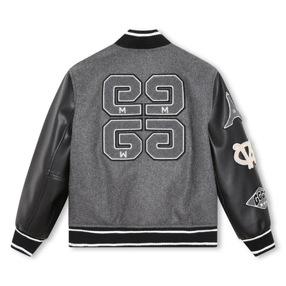 男童灰色羊毛夹克