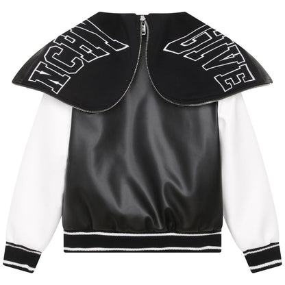 男童黑色Logo夹克