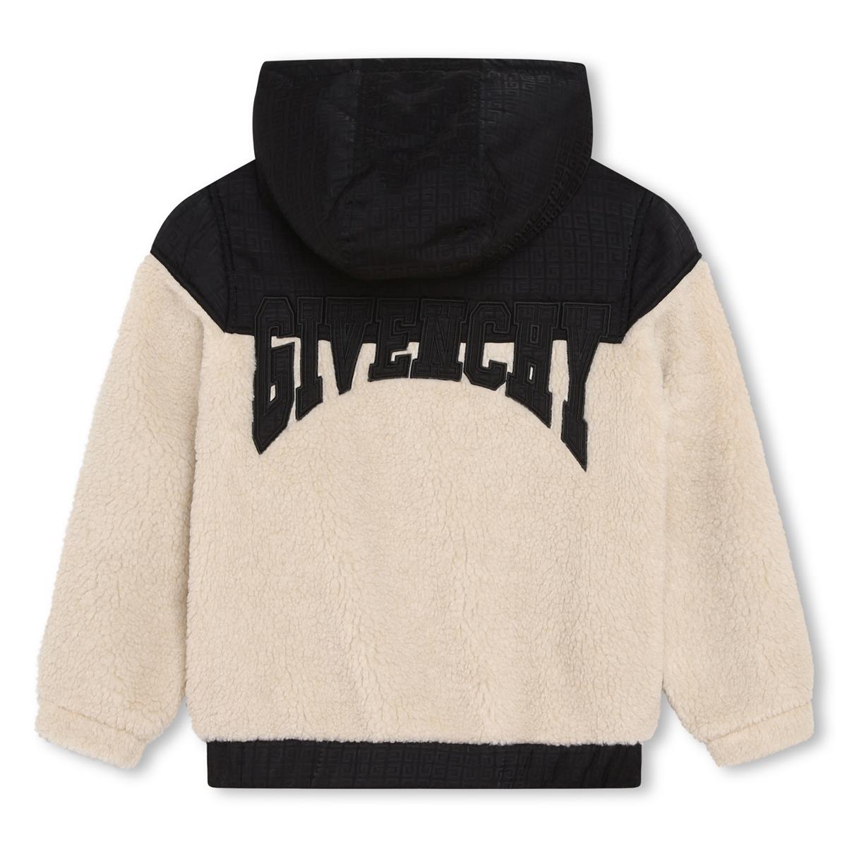 男童白色拉链夹克