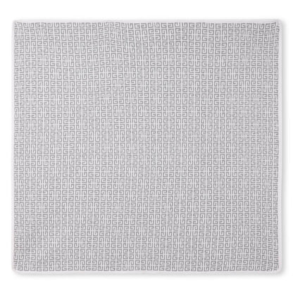 婴儿灰色Logo棉毯子(80x80cm)