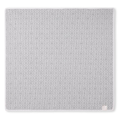 婴儿灰色Logo棉毯子(80x80cm)