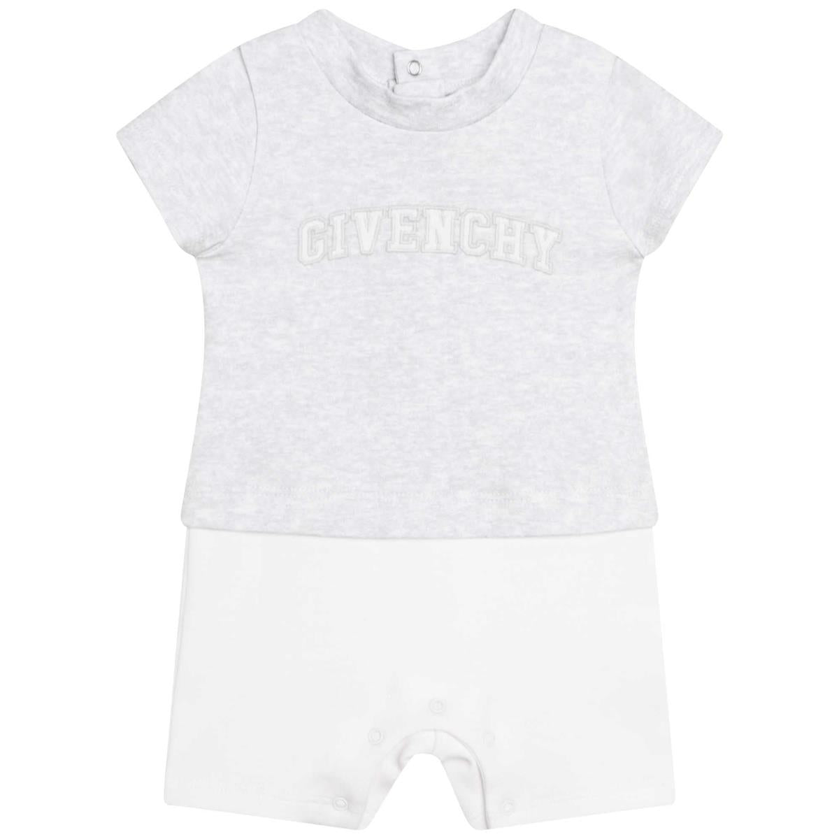 婴儿灰色连体衣