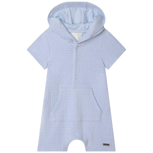 婴儿蓝色连体衣