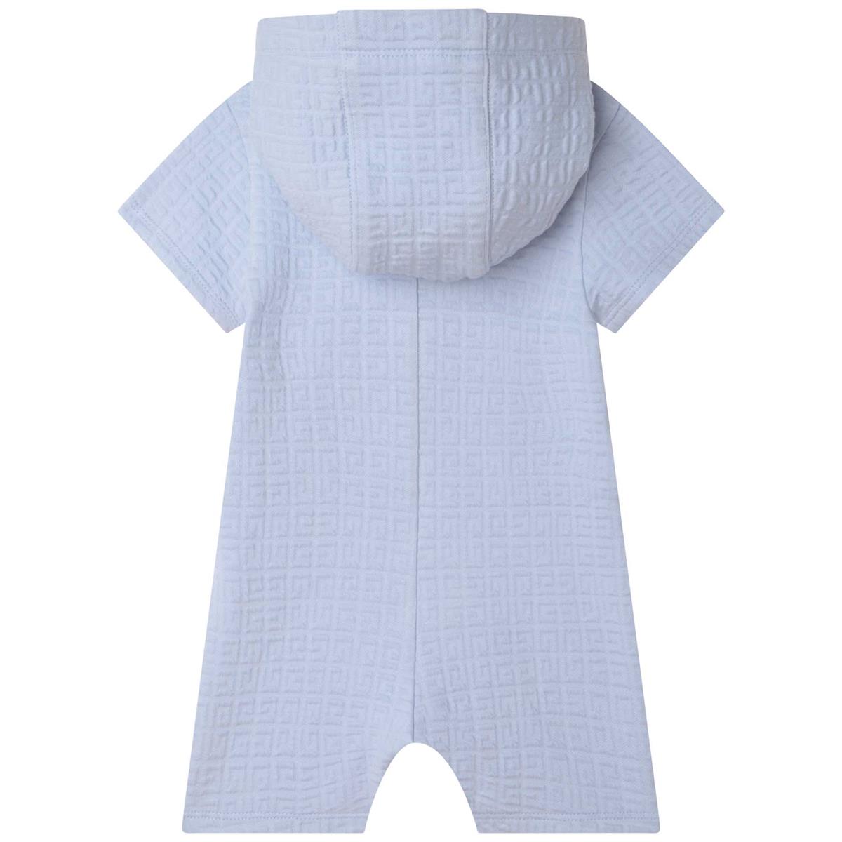 婴儿蓝色连体衣