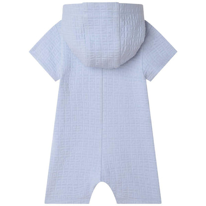 婴儿蓝色连体衣