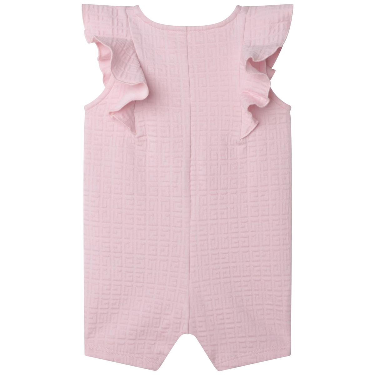 婴儿粉色连体衣