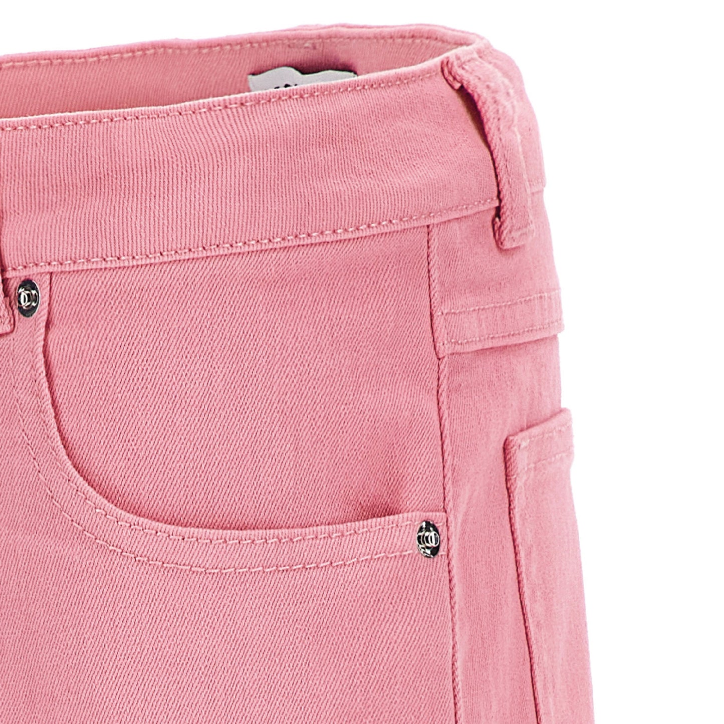 女童粉色棉短裤