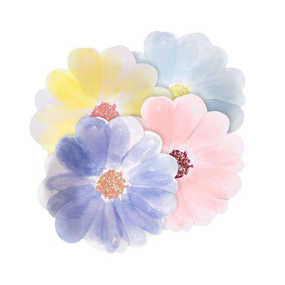 彩色花朵小盘子