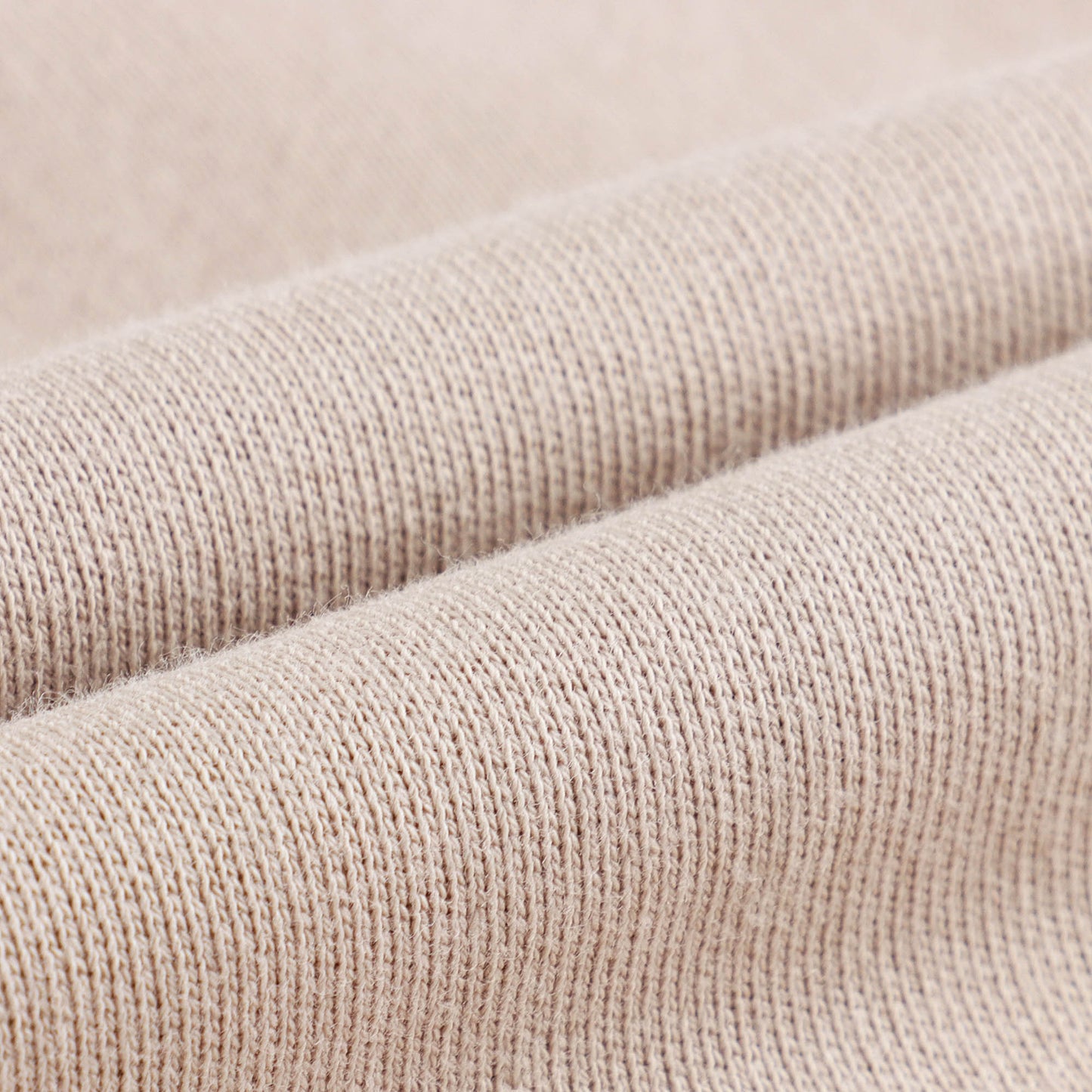 儿童米色Logo棉长裤