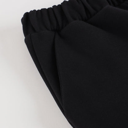 儿童黑色棉长裤