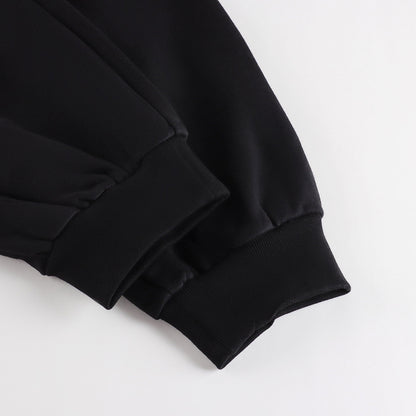 儿童黑色棉长裤