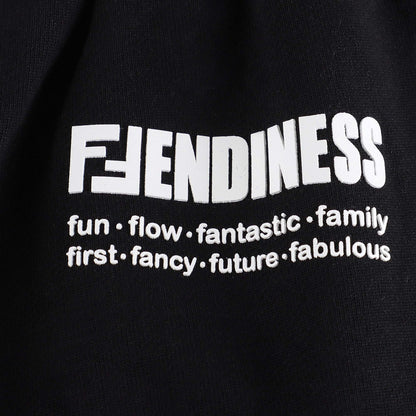 儿童黑色棉长裤