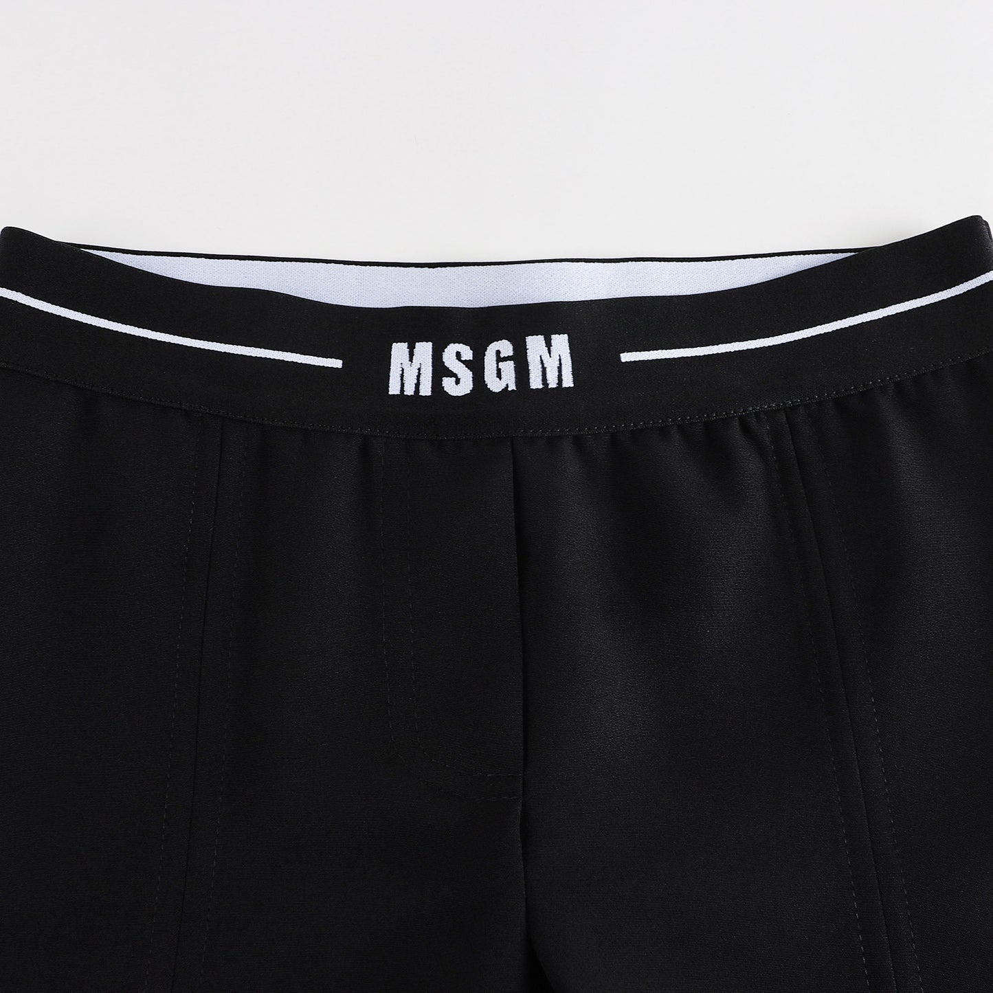 女童黑色Logo长裤