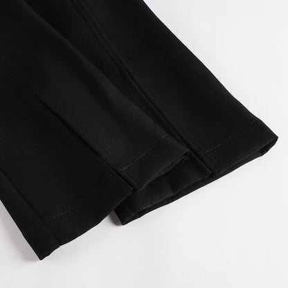 女童黑色Logo长裤