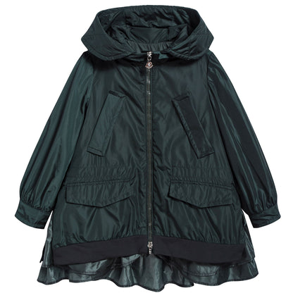 Girls Army Green 鈥淢elantha鈥?Coat