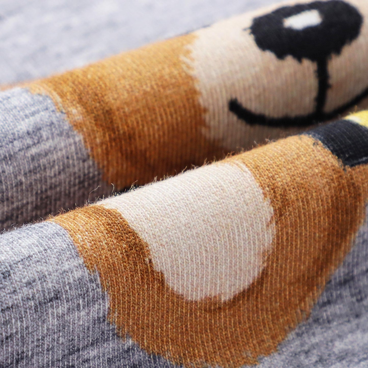 儿童灰色印花棉T恤