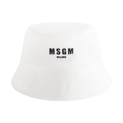 儿童白色渔夫帽