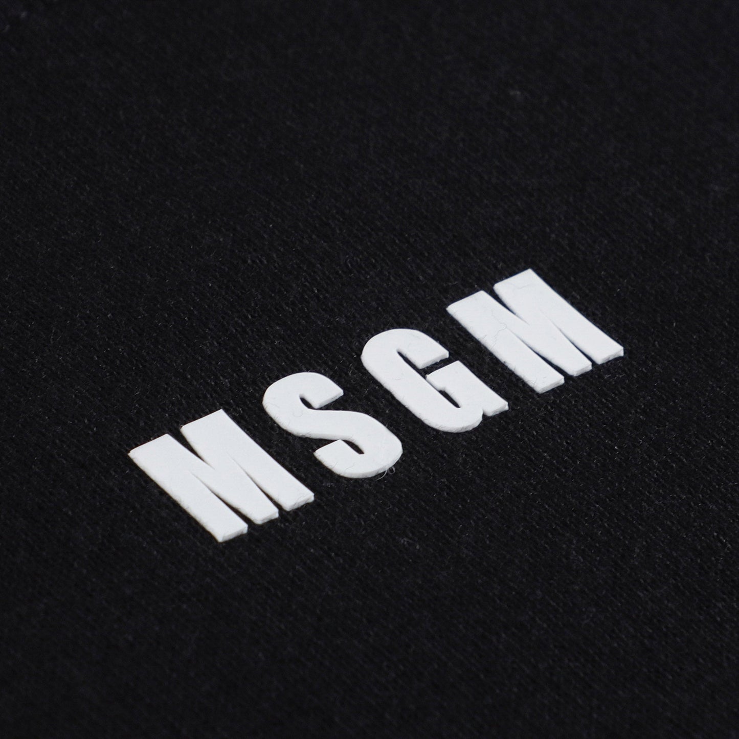 儿童黑色Logo棉卫衣