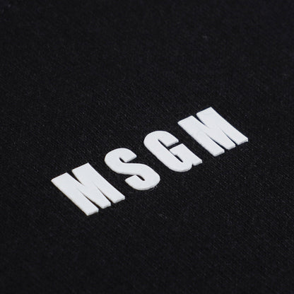 儿童黑色Logo棉卫衣