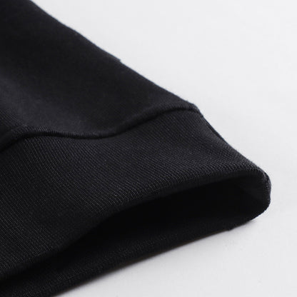 儿童黑色Logo棉卫衣