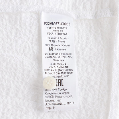 女童白色棉连衣裙