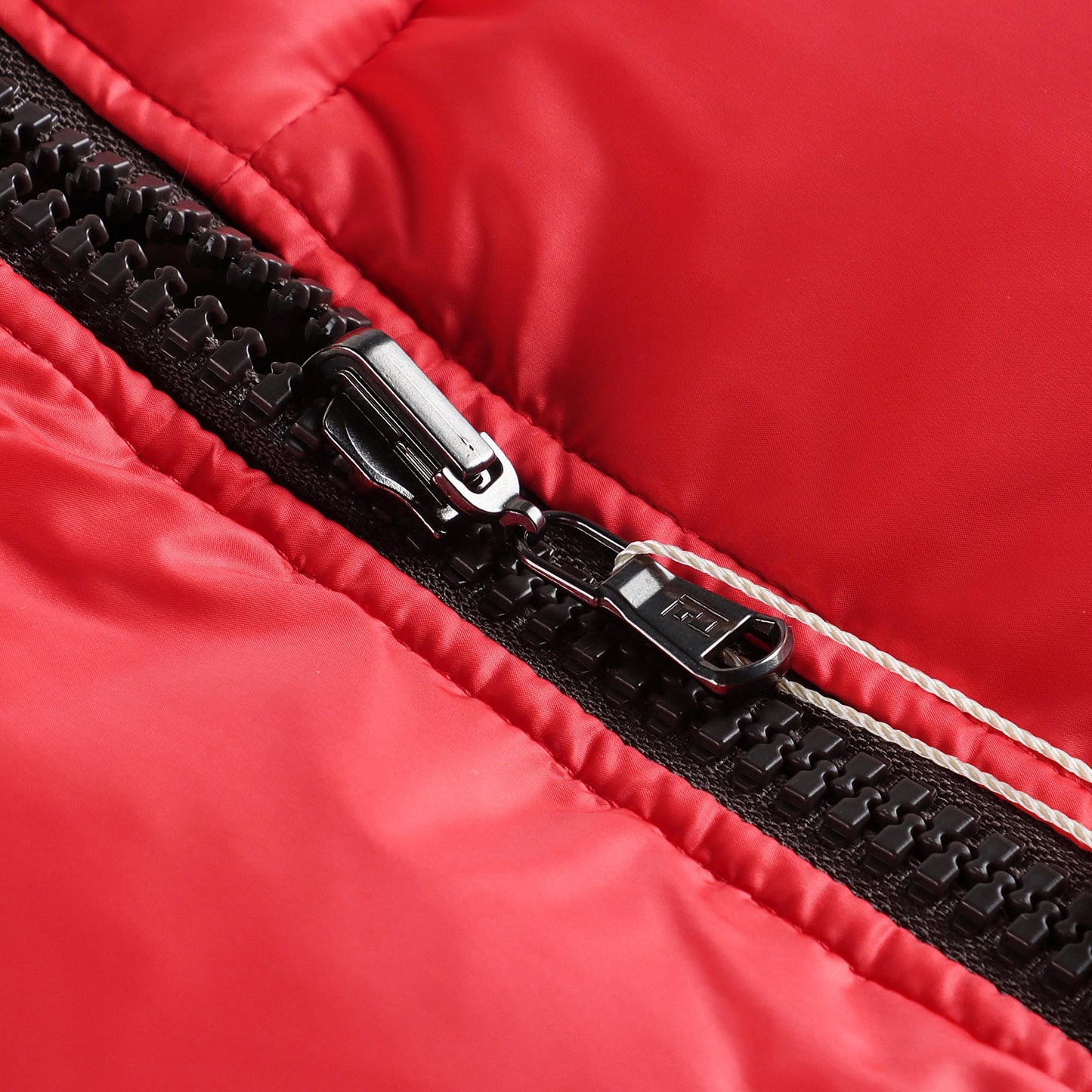 儿童红色双面羽绒马甲