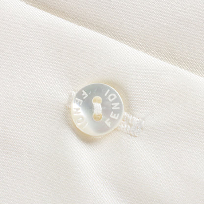 女童白色棉衬衫