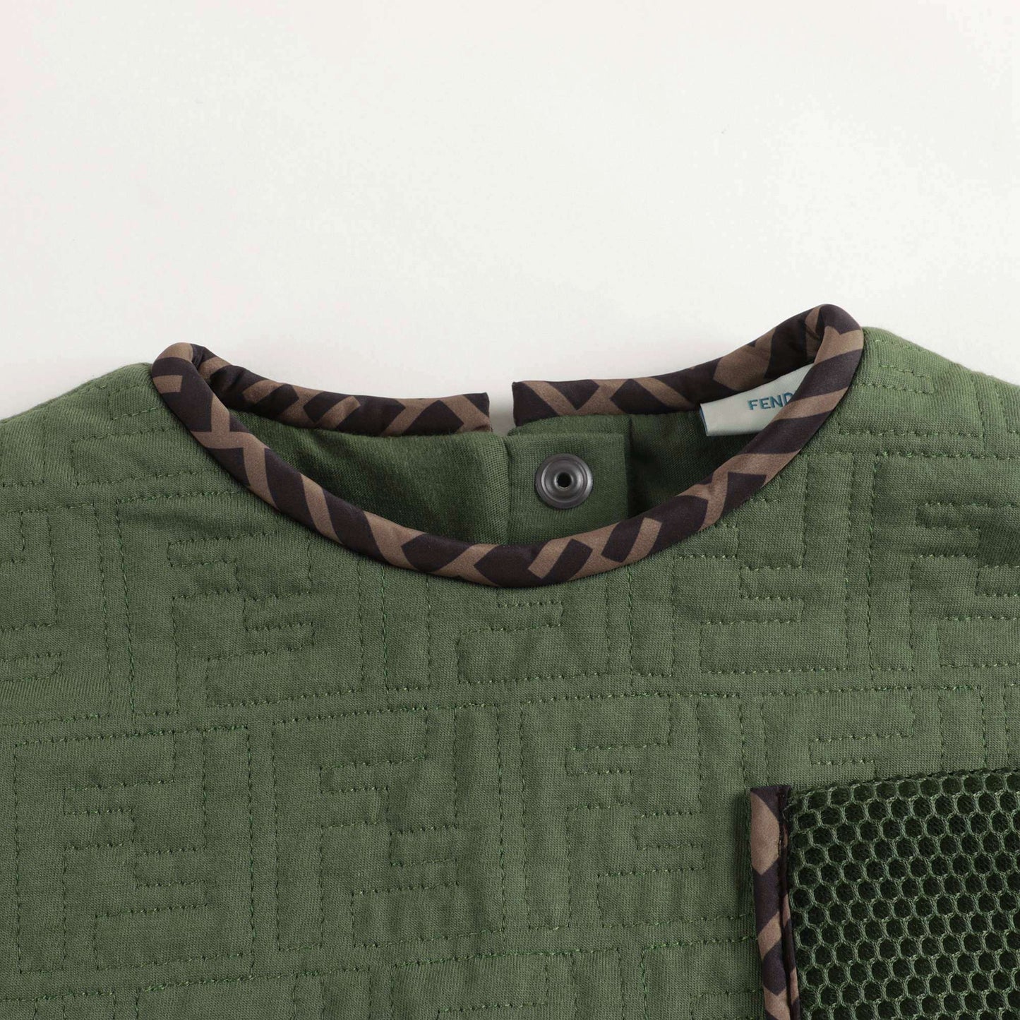 Girls Green Pocket Dress