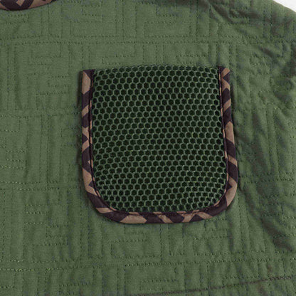 Girls Green Pocket Dress