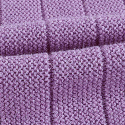 女童紫丁香羊驼毛短裙