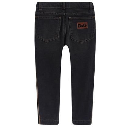 Boys Blue Jeans Cotton Trousers