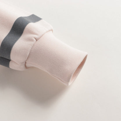 女童粉色棉卫衣