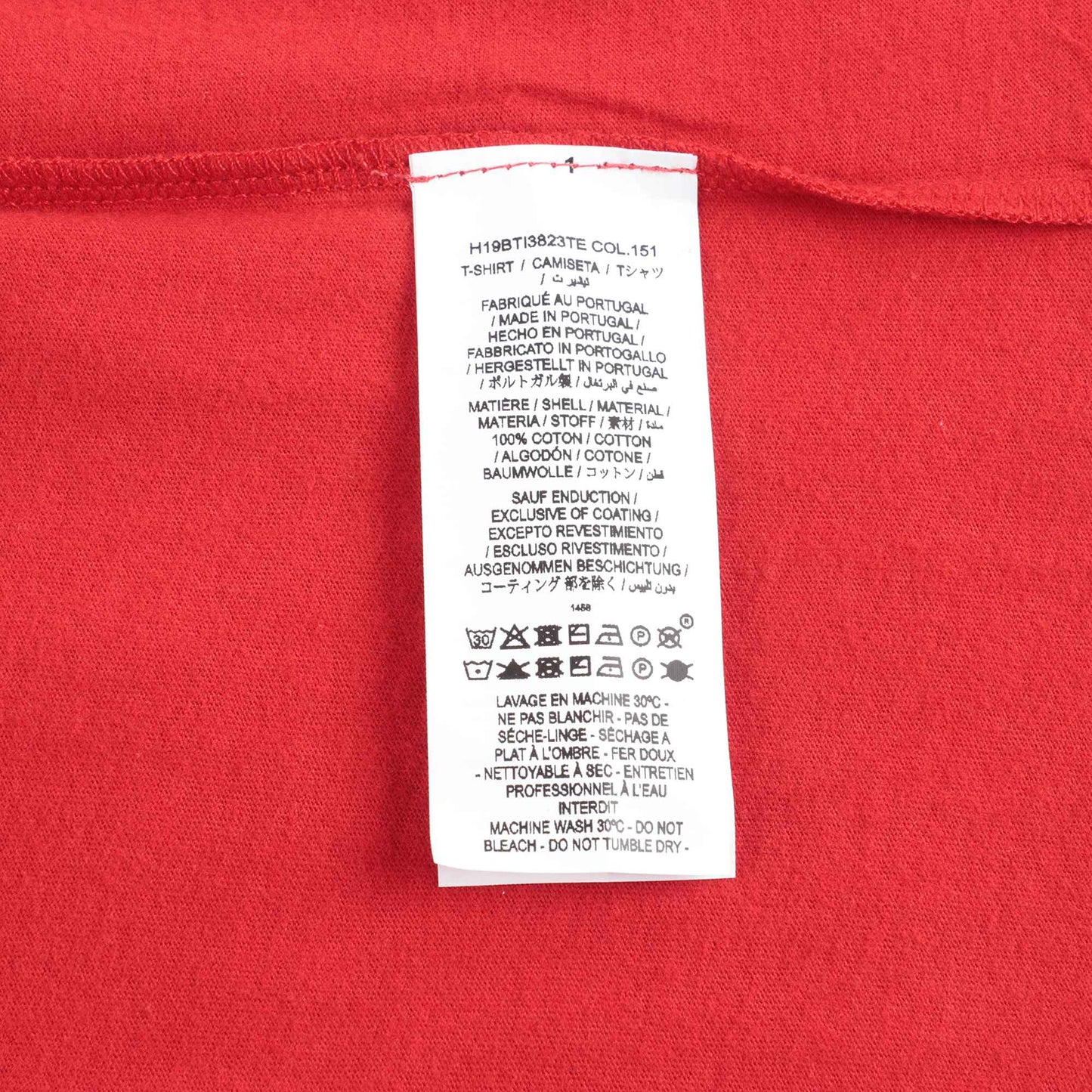 女童红色Logo上衣