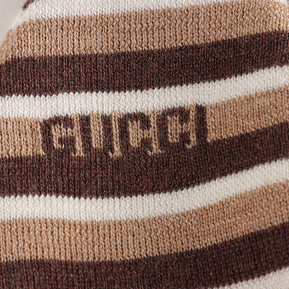 儿童米色Logo羊毛针织帽