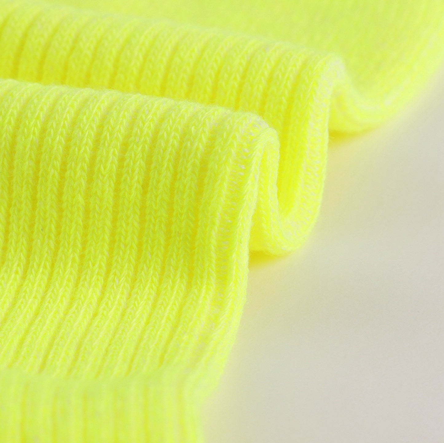 儿童荧光黄色袜