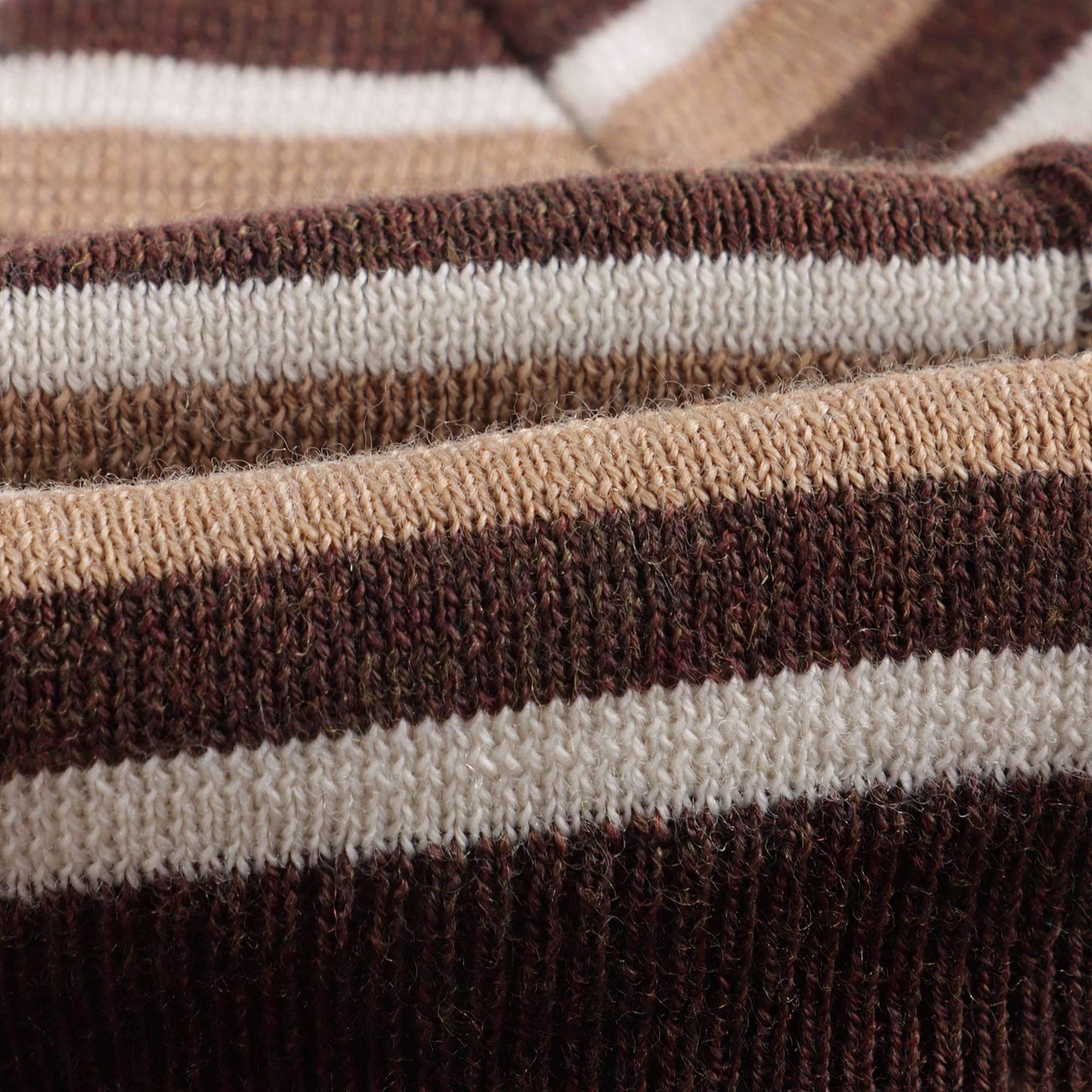 儿童米色Logo羊毛针织帽