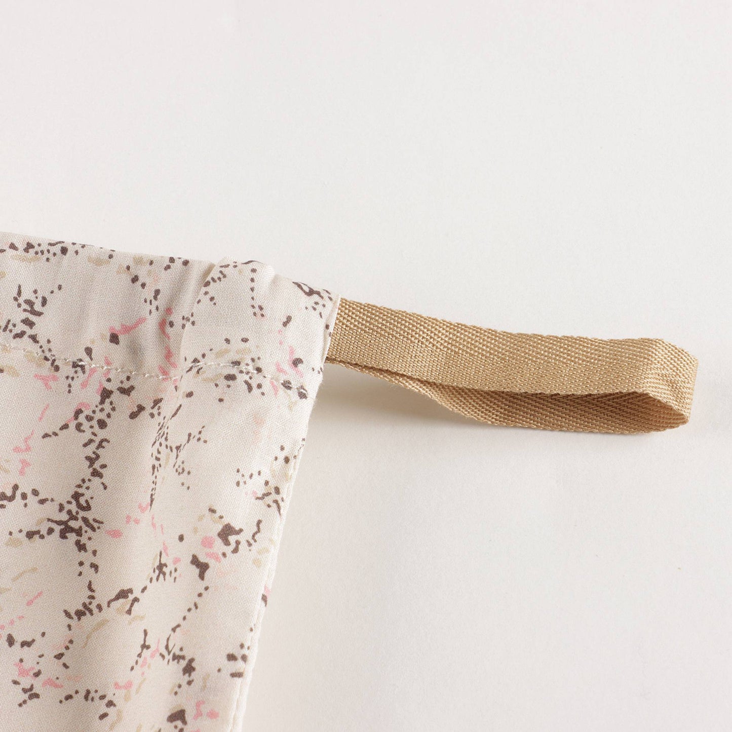 女童米色碎花棉睡衣套装