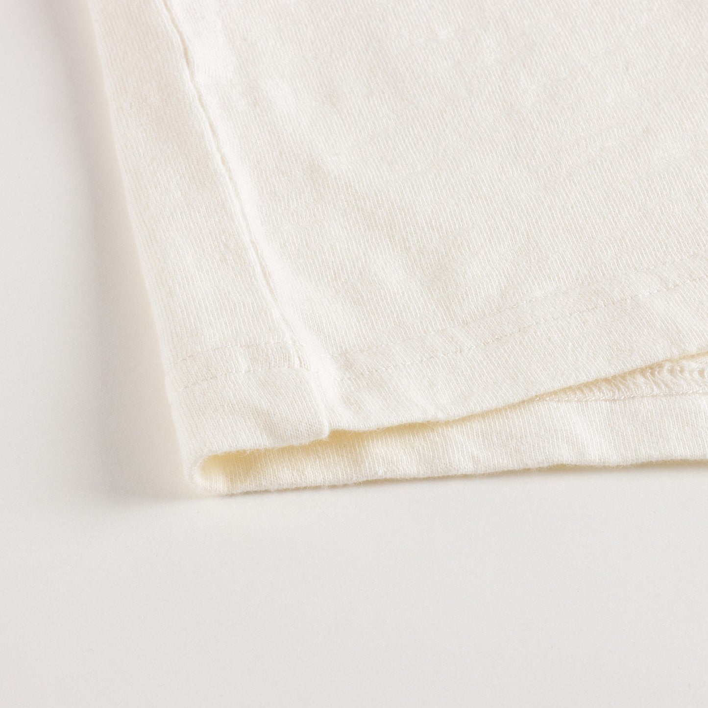 女童米色Logo棉T恤