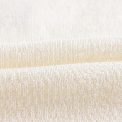 女童米色Logo棉T恤