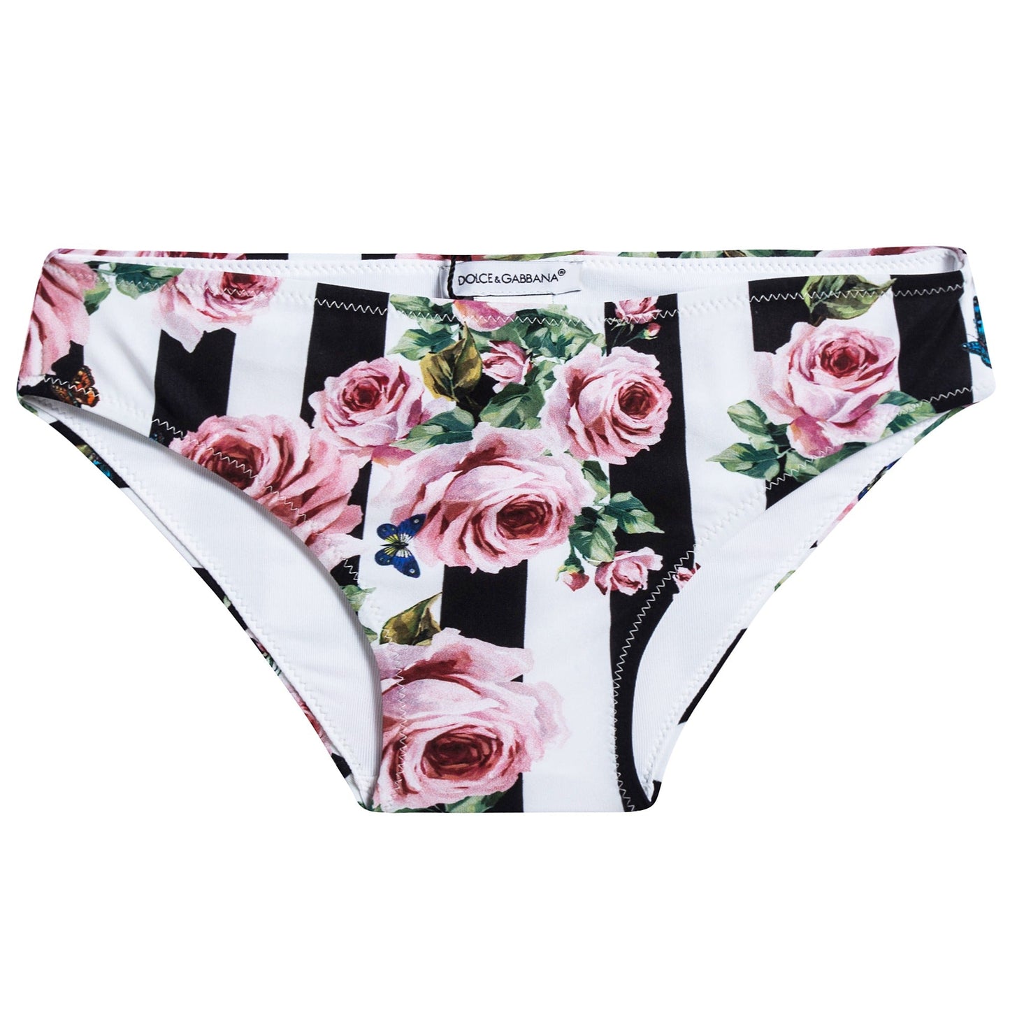 Girls Pink Flower Bikini