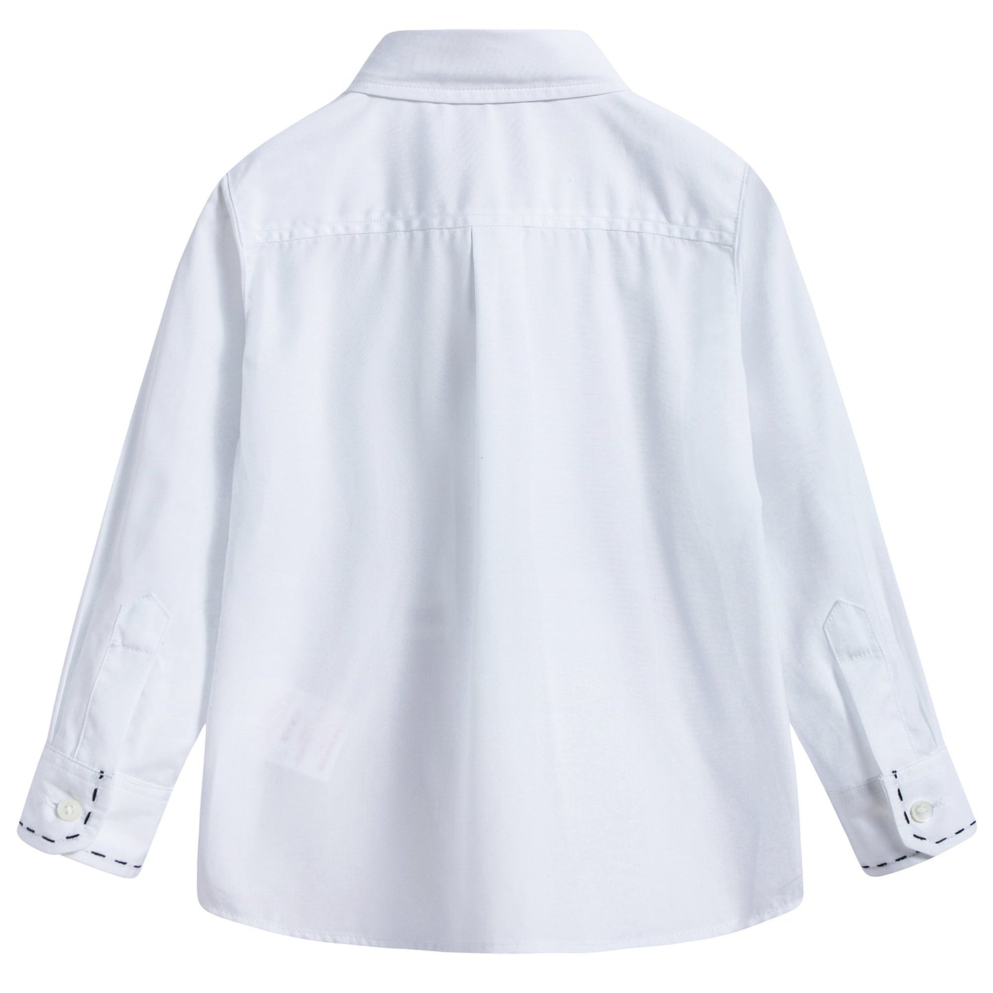 Baby Boys White Cotton T-shirt