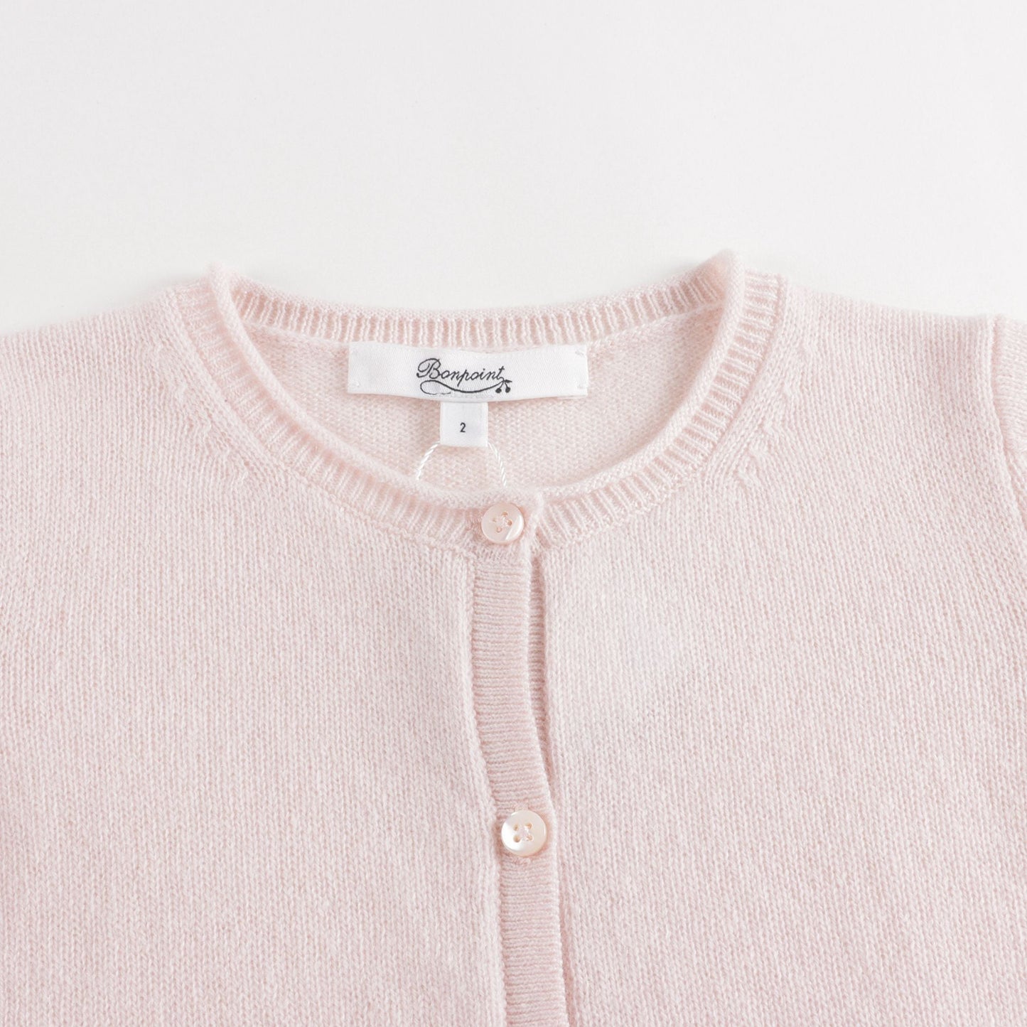 Baby Girls Pink Cashmere Cardigan