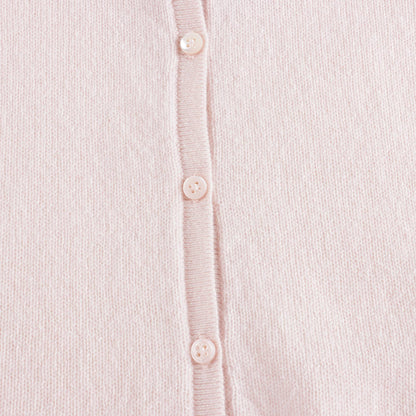 Baby Girls Pink Cashmere Cardigan