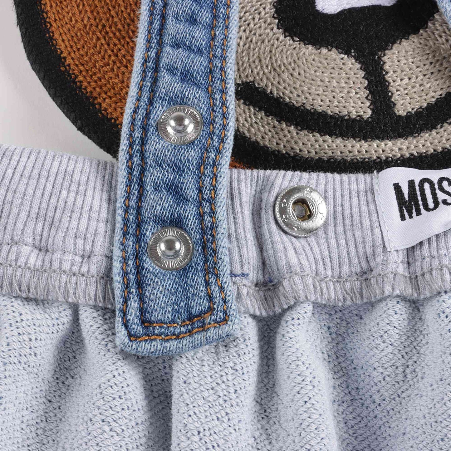 Baby Girls Bear Denim Skirt