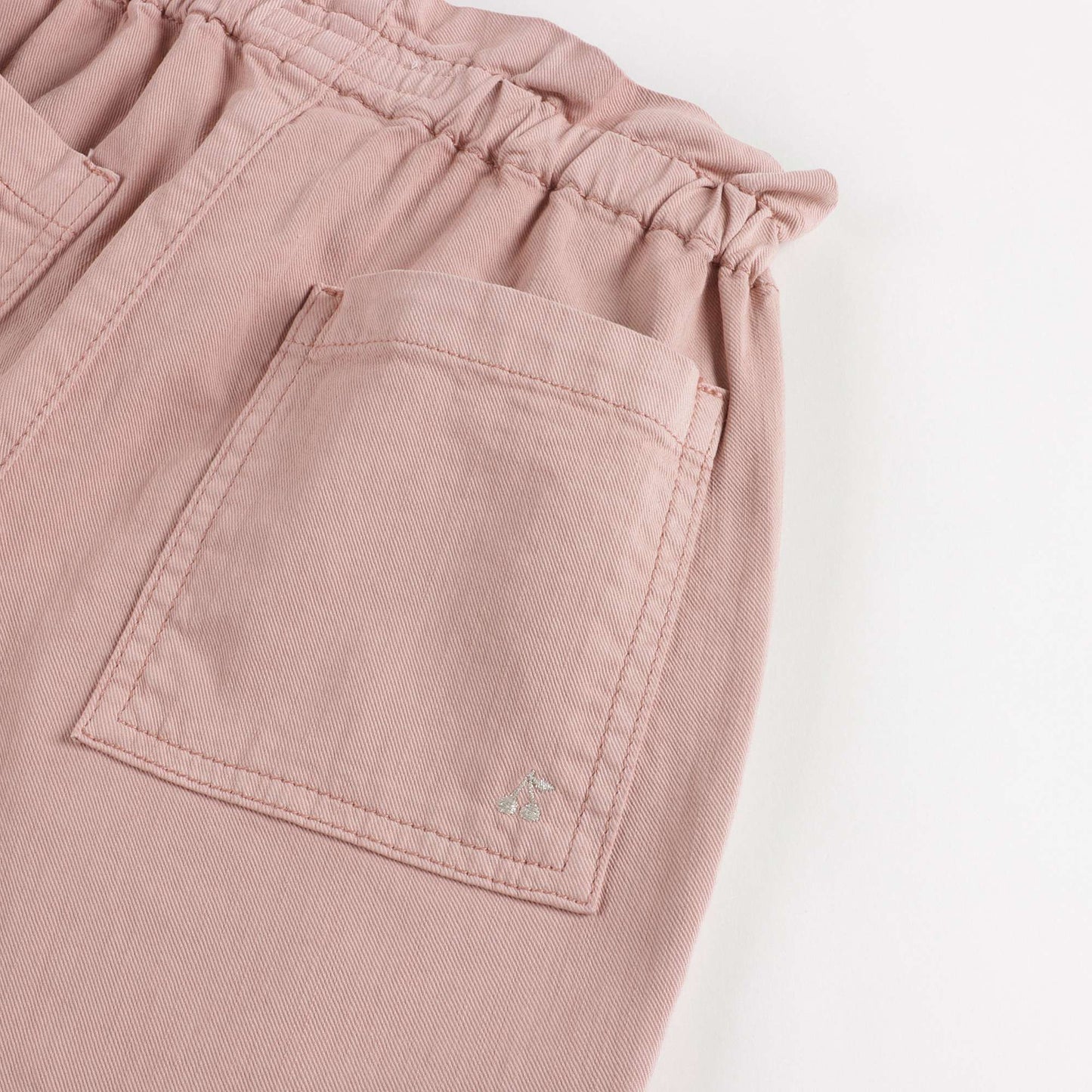 Girls Pink Cotton Trousers