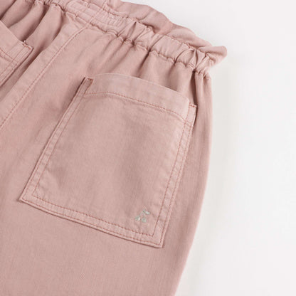 Girls Pink Cotton Trousers