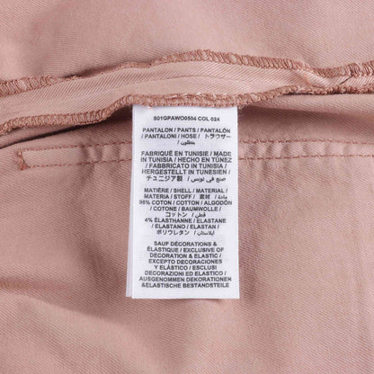 Girls Pink Cotton Trousers