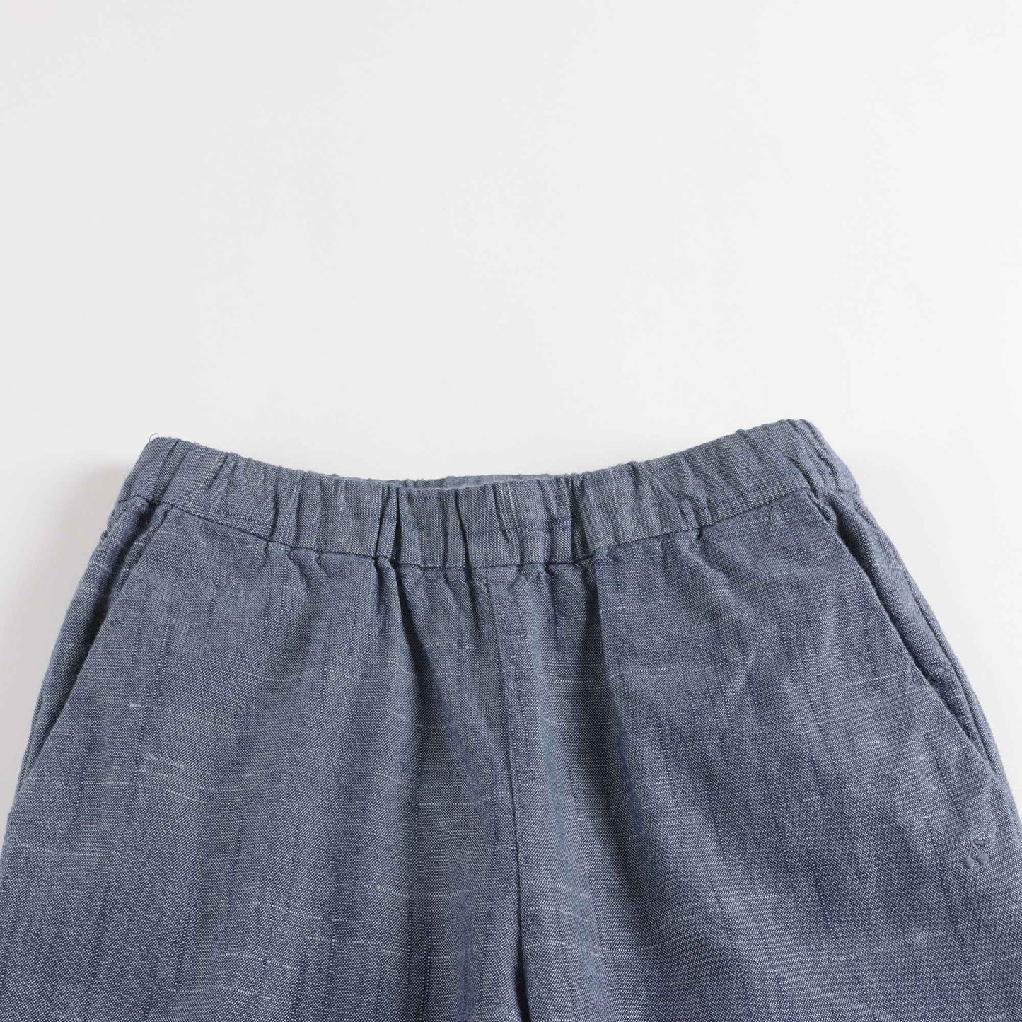 Girls Blue Cotton Trousers