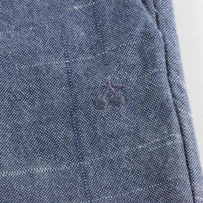 Girls Blue Cotton Trousers